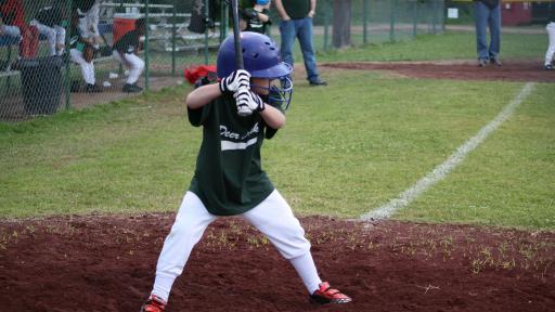 Basebol Criança jogando Basebol
