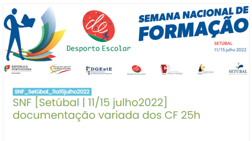 Semana Nacional da Formação - Setúbal 2022