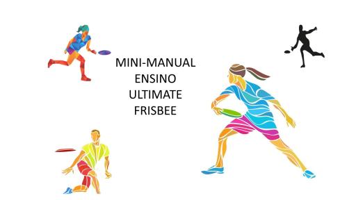 Varias imagens com alunos a jogar Frisbee (elemento com o disco na mão)