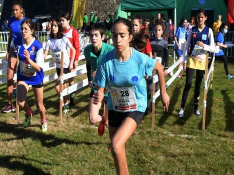 alunos na partida do corta mato