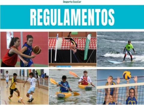 várias modalidades regulamentos