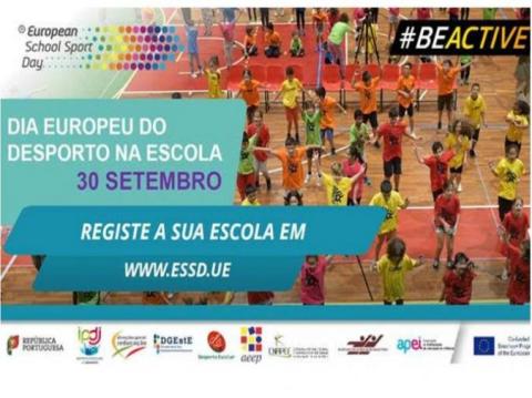Imagem promocional do Dia Europeu do Desporto na Escola