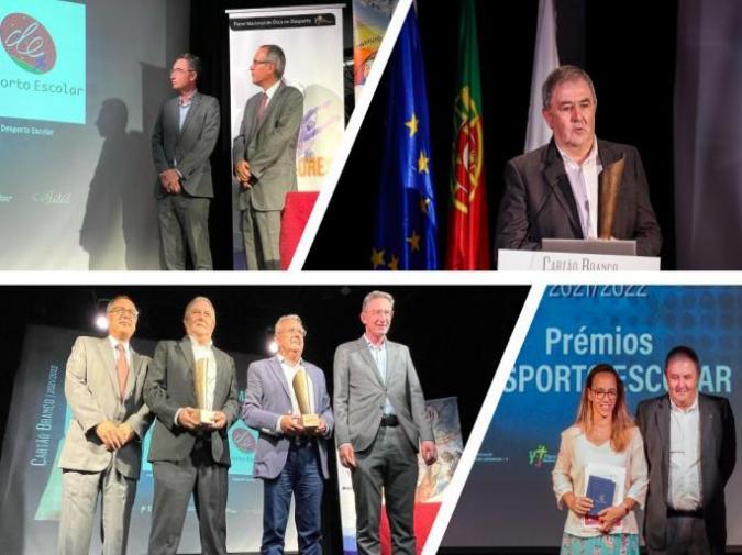 Desoprto Escolar a receber prémio cartão branco