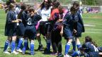 equipa de Futebol feminino hunto da professora